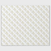 Personalisiertes Einwickelpapier mit dem Buchstabe Geschenkpapier (Flach)