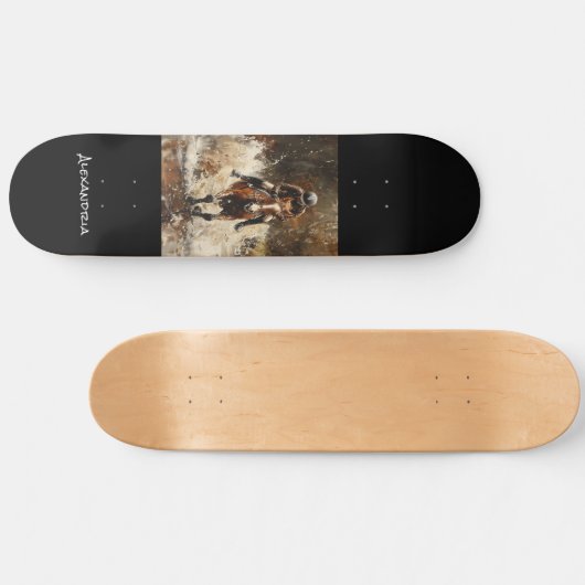 Personalisiertes, einzigartiges Skateboard für Pfe (Horizontal)