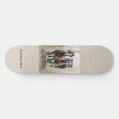 Personalisiertes, einzigartiges Skateboard für Pfe (Horizontal)
