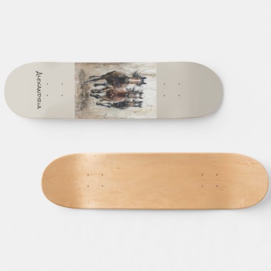 Personalisiertes, einzigartiges Skateboard für Pfe (Horizontal)