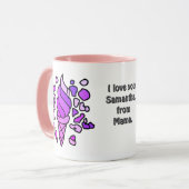 Personalisiertes Eis Tasse (Vorderseite Links)