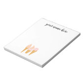 Personalisiertes Eiscreme-Notepad Notizblock (Rotiert)