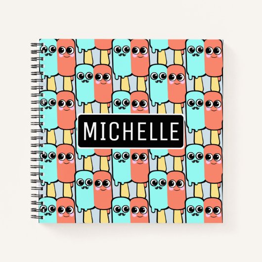 Personalisiertes Eiscreme Notizblock (Vorderseite)