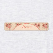 Personalisiertes Eisen-on-Flower-Bekleidungsetiket Etiketten (Design 1)