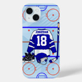Personalisiertes Eishockey-Design Case-Mate iPhone Hülle (Rückseite)