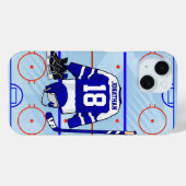 Personalisiertes Eishockey-Design Case-Mate iPhone Hülle (Rückseite (Horizontal))