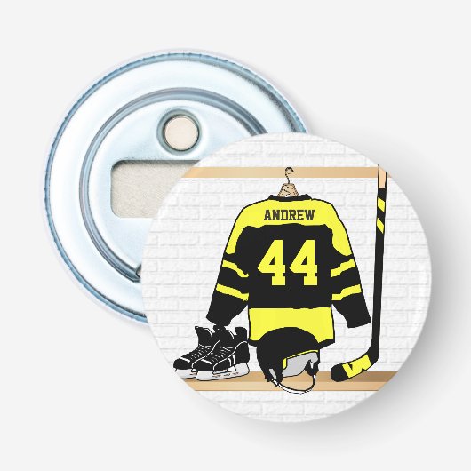 Personalisiertes Eishockey-Design Flaschenöffner (Vorderseite)
