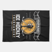 Personalisiertes Eishockeyspiel Geschirrtuch (Horizontal)