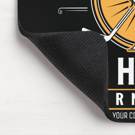 Personalisiertes Eishockeyspiel Mousepad (Ecke)