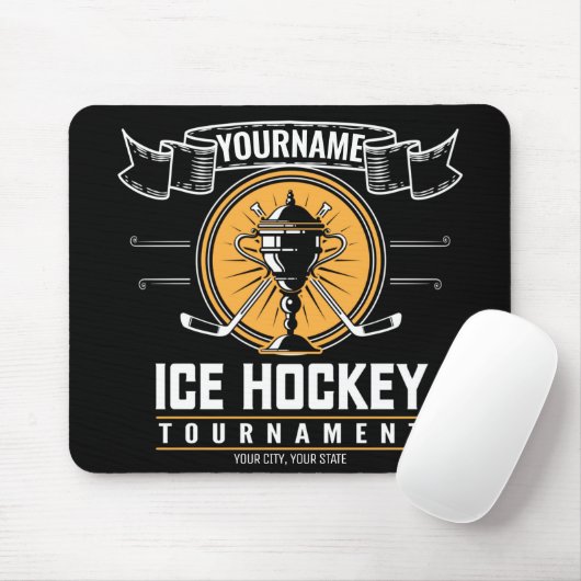 Personalisiertes Eishockeyspiel Mousepad (Mit Mouse)