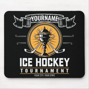 Personalisiertes Eishockeyspiel Mousepad