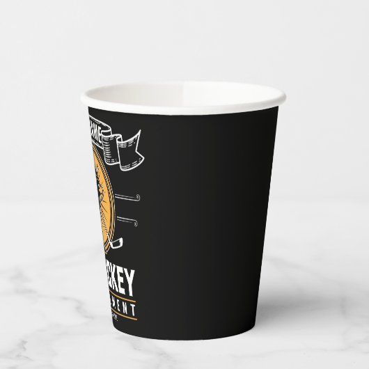 Personalisiertes Eishockeyspiel Pappbecher (Links)