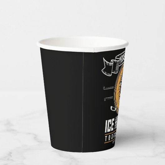 Personalisiertes Eishockeyspiel Pappbecher (Rechts)