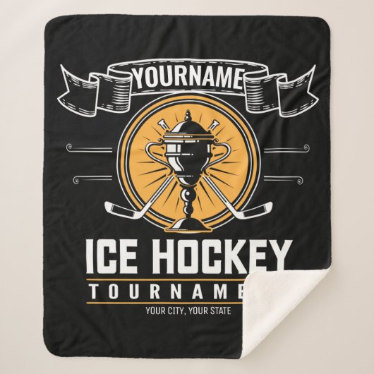 Personalisiertes Eishockeyspiel Sherpadecke (Vorderseite)