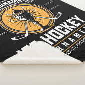 Personalisiertes Eishockeyspiel Sherpadecke (3/4)