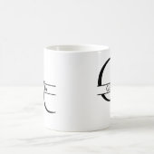 Personalisiertes Elegant, Anfangsbuchstaben G Kaffeetasse (Mittel)