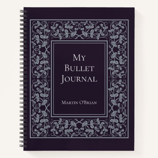 Personalisiertes Elegant Bullet Journal Notizblock (Vorderseite)