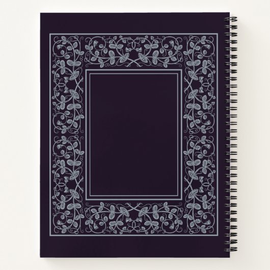 Personalisiertes Elegant Bullet Journal Notizblock (Rückseite)