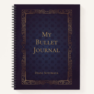 Personalisiertes Elegant Bullet Journal Notizblock