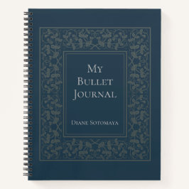 Personalisiertes Elegant Bullet Journal Notizblock