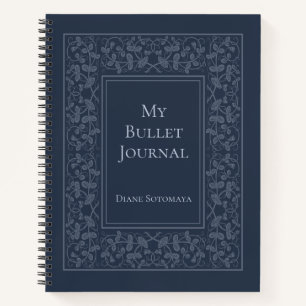 Personalisiertes Elegant Bullet Journal Notizblock