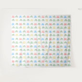 Personalisiertes Elegant "Frohe Weihnachten" & Wei Wandteppich (Vorderseite (Horizontal))