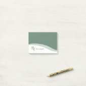 Personalisiertes Elegant Post-it Klebezettel (Auf Schreibtisch)