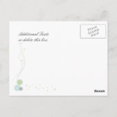 Personalisiertes Elegant Vielen Dank Postcard Postkarte (Rückseite)