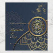 Personalisiertes Elegant Weinetikett (Einzelnes Label)