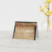 Personalisiertes Elegant Willkommen im Team Karte (Gelbe Blume)