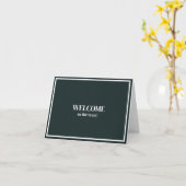 Personalisiertes Elegant Willkommen im Team Karte (Gelbe Blume)