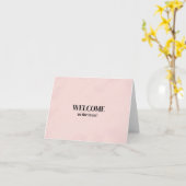 Personalisiertes Elegant Willkommen im Team Karte (Gelbe Blume)