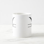 Personalisiertes Elegantes Anfangsschreiben Y Kaffeetasse (Mittel)