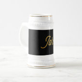 Personalisiertes elegantes bierglas (Vorderseite Links)