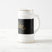 Personalisiertes elegantes bierglas (VorderseiteRechts)