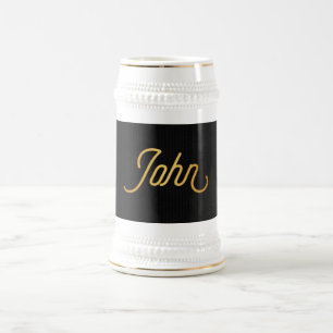 Personalisiertes elegantes bierglas