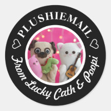 Personalisiertes elegantes Black Foto Mail Stilvol