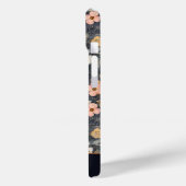 Personalisiertes elegantes Blumenmuster in Rosa un Case-Mate iPhone Hülle (Rückseite / Links)