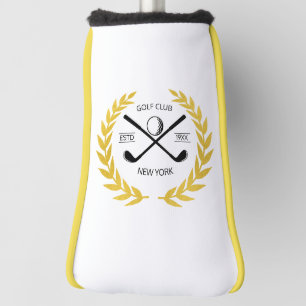Personalisiertes Elegantes Golf Club Logo Headcover