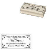 Personalisiertes Elegantes Hochzeitsgeschenk Verlo Gummistempel (Stempel)