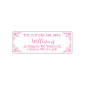 Personalisiertes Elegantes Hochzeitsgeschenk Verlo Permastempel (Design)