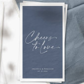 Personalisiertes elegantes Hochzeitspapierhandtuch Serviette