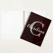 Personalisiertes elegantes Initial-Strudel-Muster Planer (Anzeige)