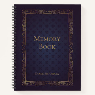 Personalisiertes elegantes Memory-Book-Notebook Notizblock