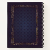 Personalisiertes elegantes Memory-Book-Notebook Notizblock (Rückseite)