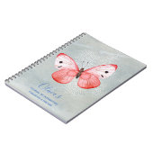 Personalisiertes elegantes Mit Monogramm Journal Notizblock (Linke Seite)
