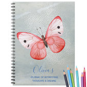 Personalisiertes elegantes Mit Monogramm Journal Notizblock