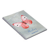 Personalisiertes elegantes Mit Monogramm Sketch-Bu Notizblock (Rechte Seite)