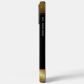 personalisiertes elegantes Monogramm Case-Mate iPhone Hülle (Rückseite / Links)