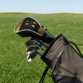 personalisiertes elegantes Monogramm Golf Headcover (In SItu)